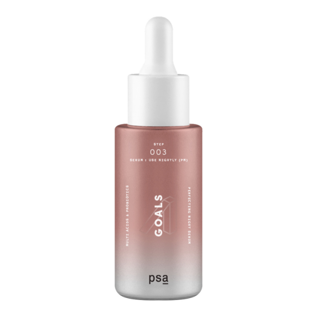  PSA Goals Multi Acids and Probiotics Perfecting Night Serum Антиоксидантна нічна сироватка 