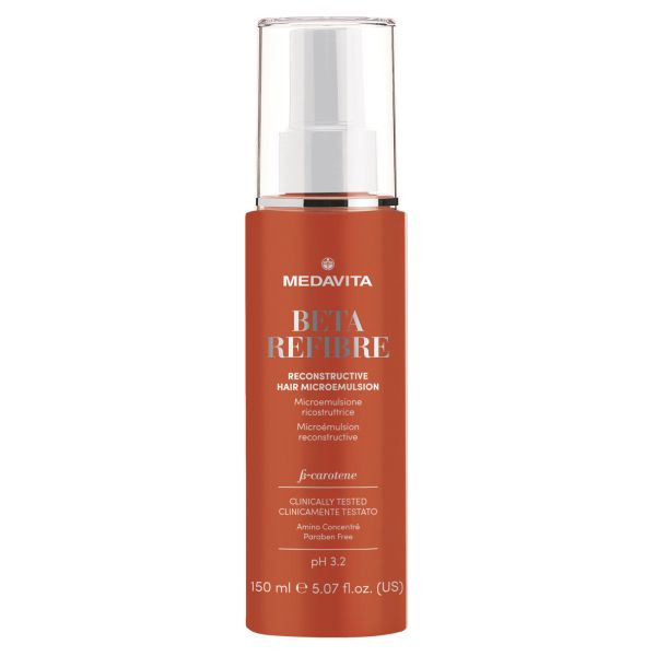 Medavita Beta Refibre Reconstructive Hair Microemulsion / Відновлювальна мікроемульсія для глибокої реконструкції волосся 150ml