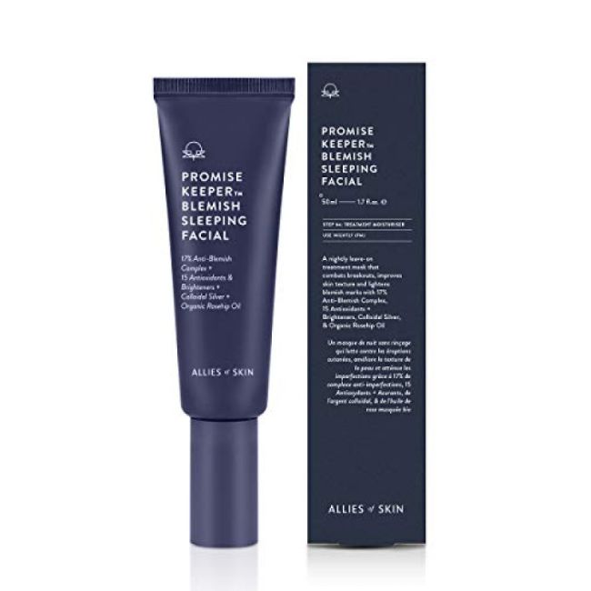 Allies of Skin – Нічна маска для обличчя  Promise Keeper Blemish Sleeping Facial