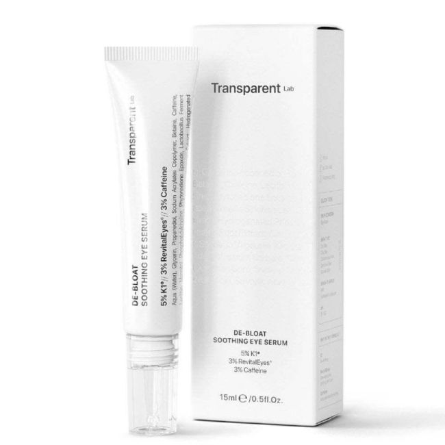 Transparent Lab De-Bloat Soothing Eye Serum Денна сироватка для зони навколо очей