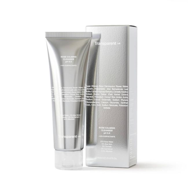 Transparent Lab Rose Calming Cleanser pH 5.5 Ніжний очищувач для обличчя 
