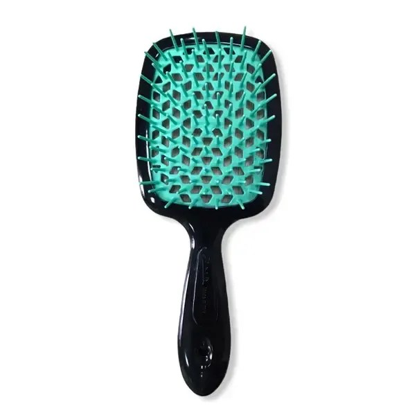 Janeke Superbrush Small Щітка супербраш чорно-зелена