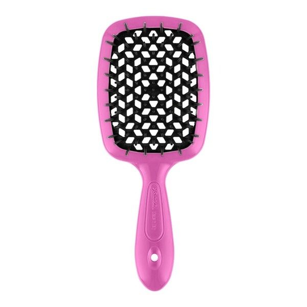Щітка для волосся Janeke Superbrush Small рожева з чорним