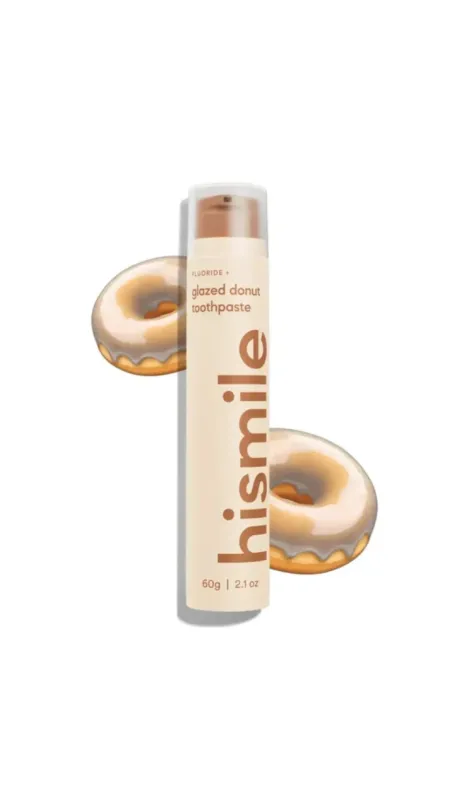  Зубна паста зі смаком глазурованого пончика Glazed Donut Toothpaste 60g, Hismile