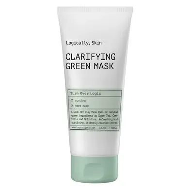 Logically, Skin Clarifying Green Mask Очищувальна маска з глиною та спіруліною