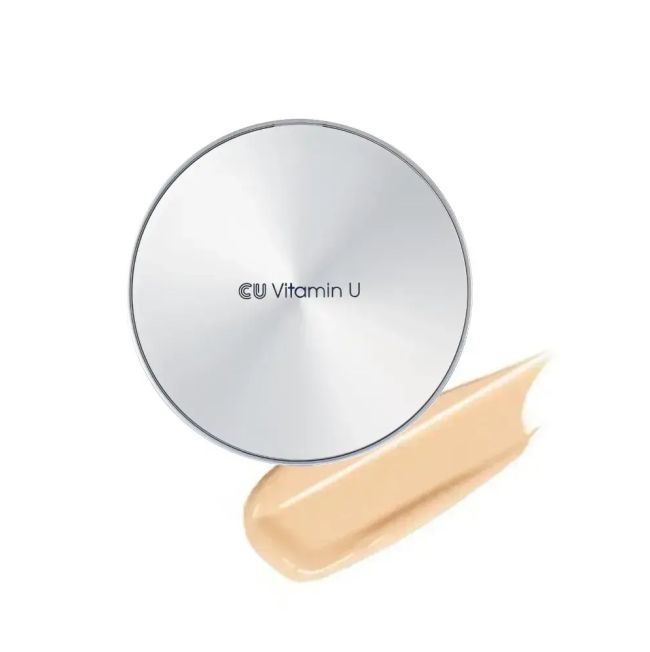 CU SKIN Vitamin U Coverfit Cushionpact SPF 50+ / PA++++ 15 + 15 г Кушон з полінуклеотидами та вітаміном U 21 тон 