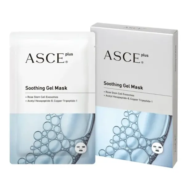 Набір заспокійливих гелевих масок ASCE PLUS Soothing gel 3*38 ml