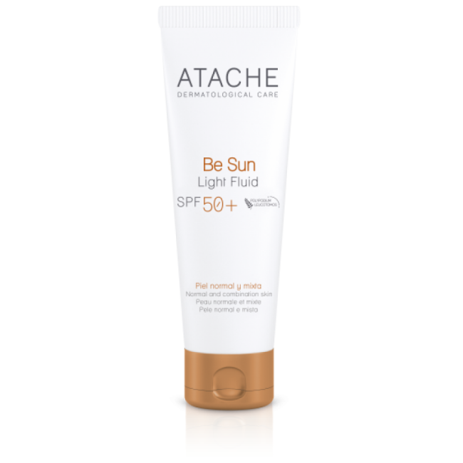  Atache Be Sun Light Fluid SPF50 + Омолоджувальний сонцезахисний крем для всіх типів шкіри 