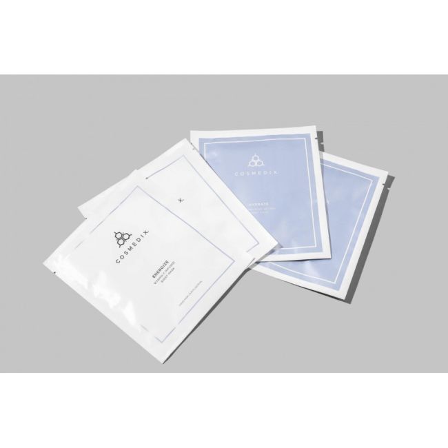 Cosmedix Bio-Cellulose Mask Set Набір масок для зволоження та сяйва
