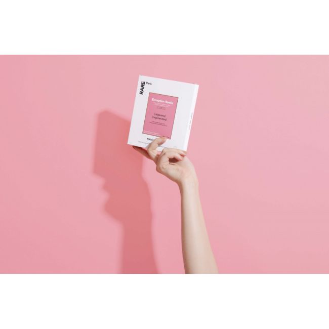 RARE Paris Box of 5 Exception Rosée Regenerating Face Mask Набір з п'яти відновлюючих масок для обличчя з церамідами, Омега 3 та 6
