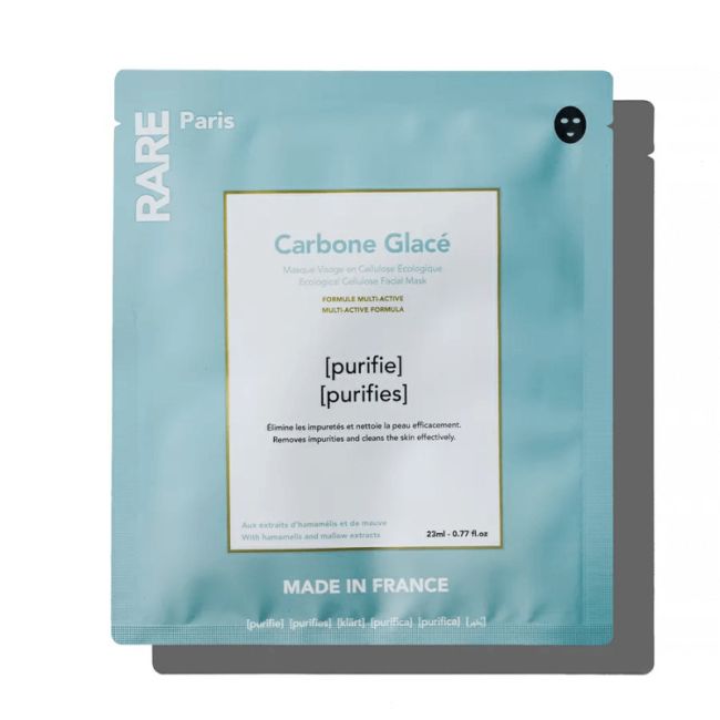 RARE Paris Carbone Glacé Purifying Face Mask Очищувальна маска для обличчя з гамамелісом та екстрактом мальви