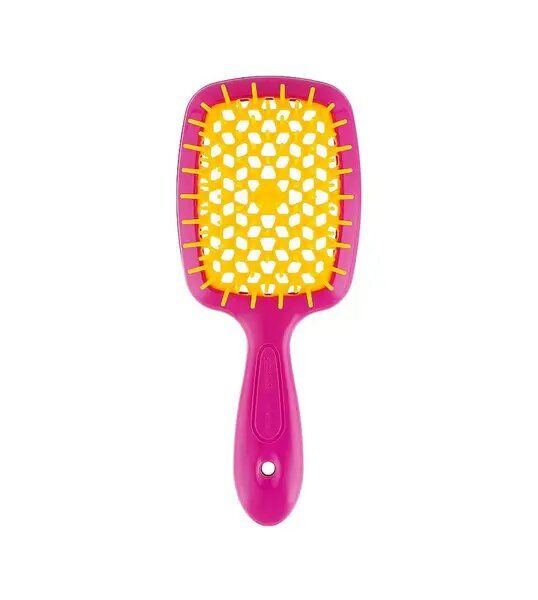 Janeke Superbrush Щітка супербраш рожева з жовтим