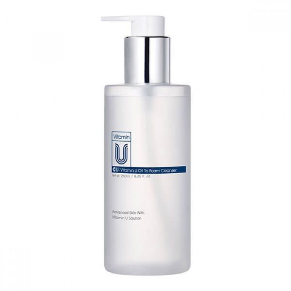 CU Skin – Очищувальна гідрофільна олія-пінка 2 в 1 Vitamin U Oil To Foam Cleanser
