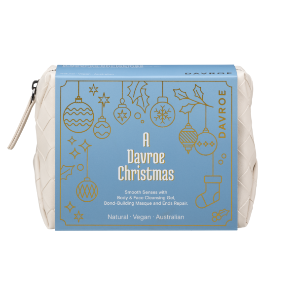Дорожній набір Davroe Christmas Smooth Senses Davroe Smooth Senses М'якше, блискуче та здоровіше волосся.