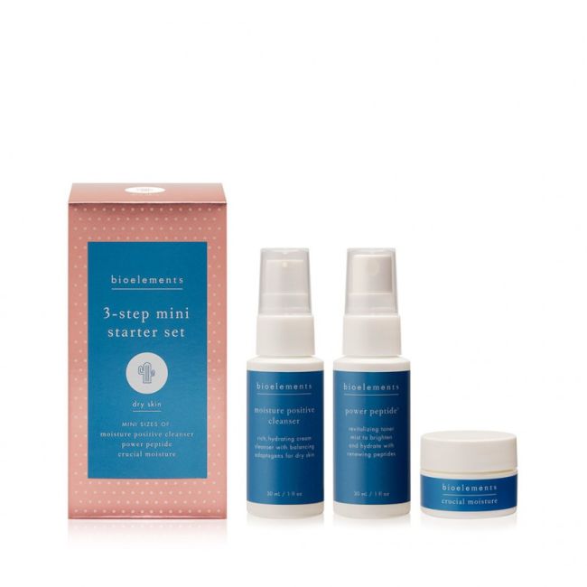 Bioelements 3 Step MINI Starter Set Dry Skin міні-набір для сухої шкіри