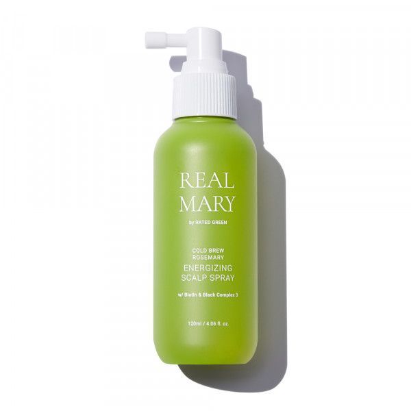 Енергетичний спрей для шкіри голови з розмарином Rated Green  REAL MARY COLD BREWED ROSEMARY ENERGIZING SCALP SPRAY