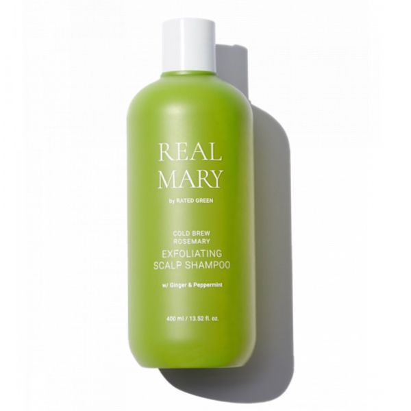 Глибокоочищаючий відлущуючий шампунь з соком розмарину  Rated Green REAL MARY COLD BREWED ROSEMARY EXFOLIATING SCALP SHAMPOO 