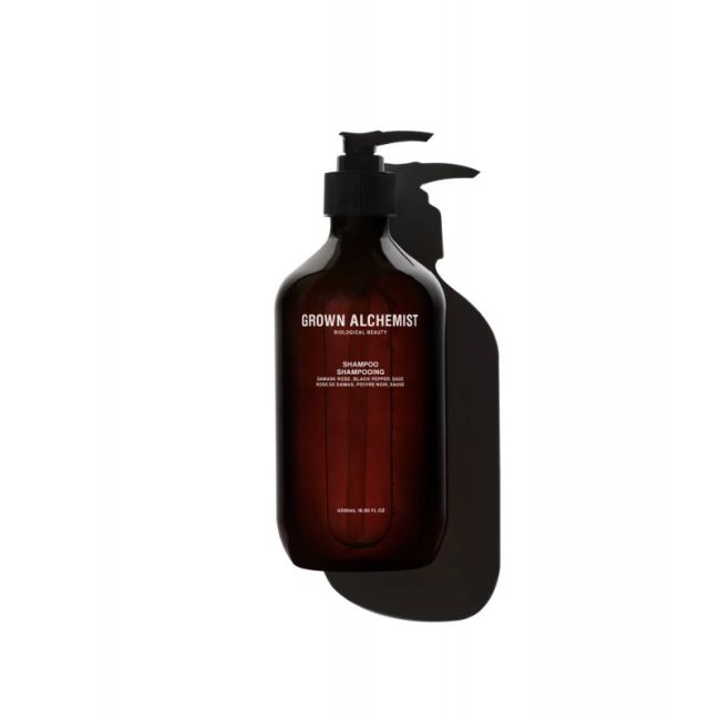 Grown Alchemist Nourishing Shampoo 0.6: Damask Rose, Black Pepper, Sage Шампунь для живлення волосся Дамаська Троянда, Чорний Перець, Шавлія