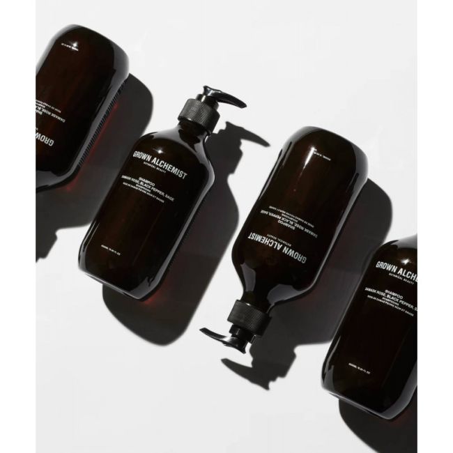 Grown Alchemist Nourishing Shampoo 0.6: Damask Rose, Black Pepper, Sage Шампунь для живлення волосся Дамаська Троянда, Чорний Перець, Шавлія