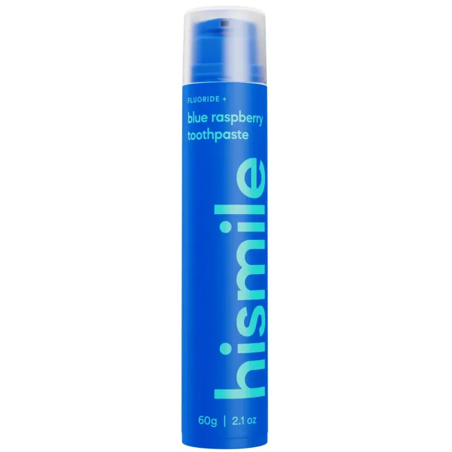 Зубна паста зі смаком блакитної малини Hismile Blue Raspberry Toothpaste