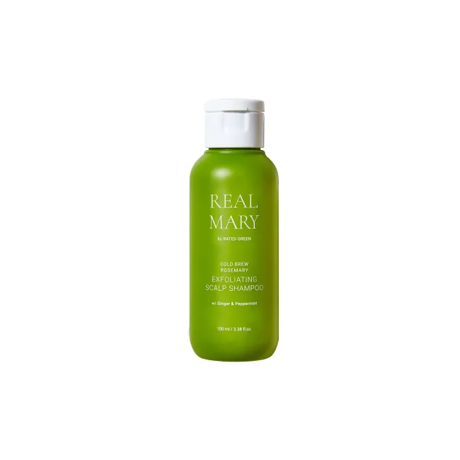 Глибокоочищаючий відлущуючий шампунь з соком розмарину  Rated Green REAL MARY COLD BREWED ROSEMARY EXFOLIATING SCALP SHAMPOO 