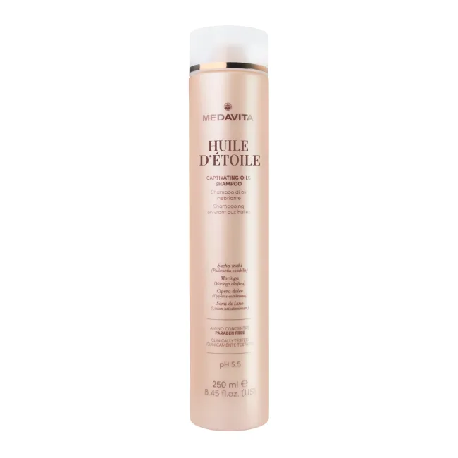 Medavita Huile D'etoile Shampoo Di Oil Inebriante Шампунь збагачений оліями з антиоксидантною дією для блиску і шовковистості волосся 250ml