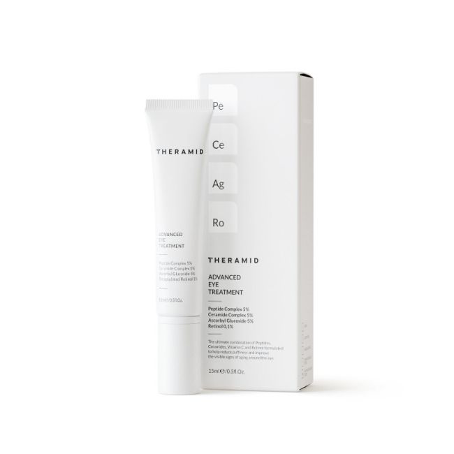 Theramid Advanced Eye Treatment Anti-Aging and Depuffing Засіб проти старіння шкіри навколо очей 