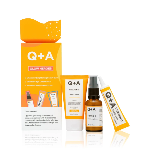 Q+A – Подарунковий набір для сяяння шкіри Glow Heroes Gift Set