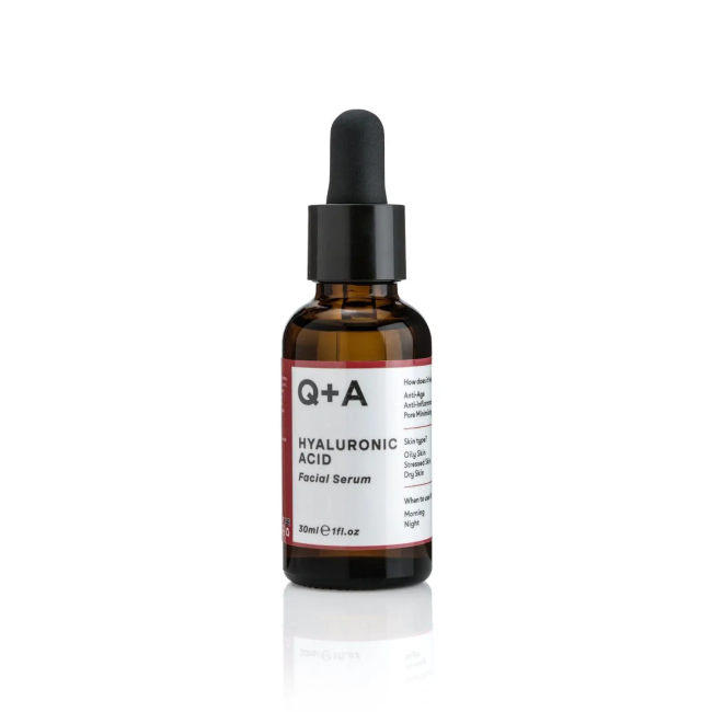 Q+A – Сироватка для обличчя з гіалуроновою кислотою Hyaluronic Acid Facial Serum