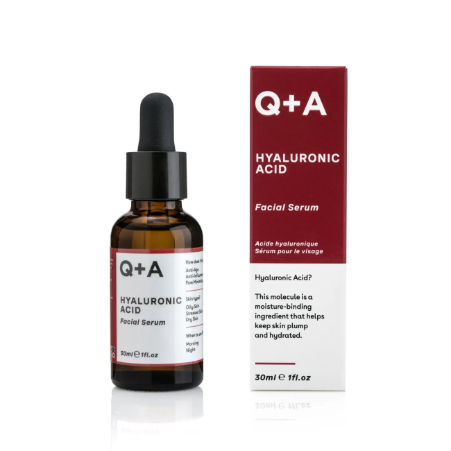 Q+A – Сироватка для обличчя з гіалуроновою кислотою Hyaluronic Acid Facial Serum