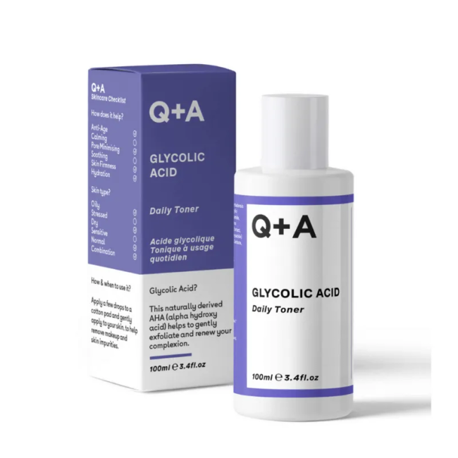Q+A – Тонер для обличчя з гліколевою кислотою Glycolic Acid Daily Toner