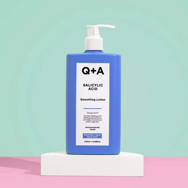 Q+A – Заспокоюючий лосьйон для тіла  Salicylic Acid Smoothing Lotion