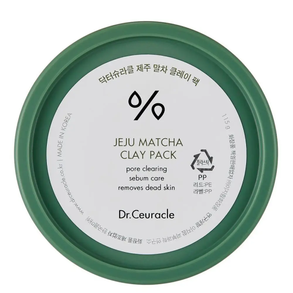 Очищуюча глиняна маска з чаєм Матча Dr.Ceuracle Jeju Matcha Clay Pack