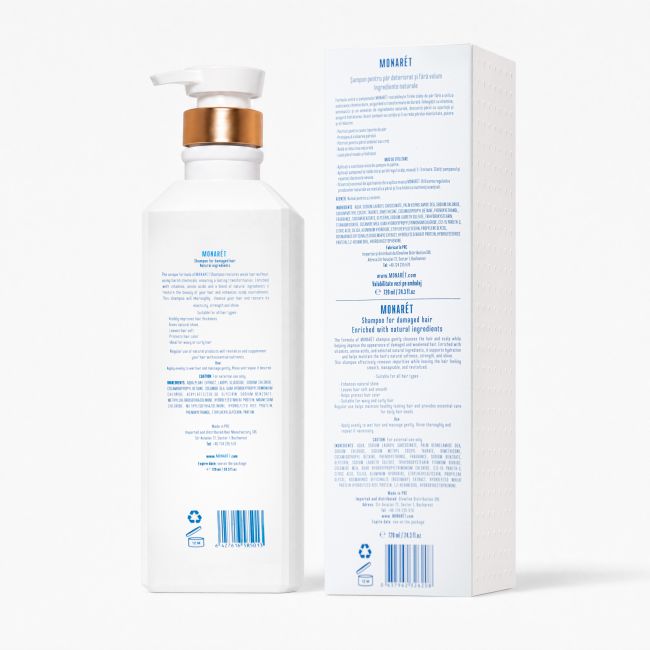 MONARET Professional Hair Care Shampoo Зволожувальний шампунь 380ml