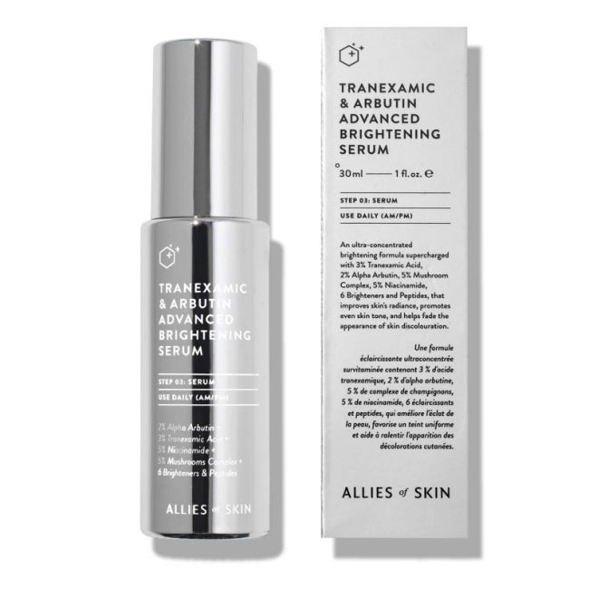 Allies of Skin – Освітлююча сироватка Tranexamic & Arbutin Advanced Brightening Serum
