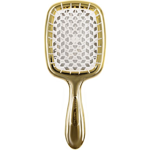 Janeke Superbrush LUX Щітка супербраш золота з бiлим