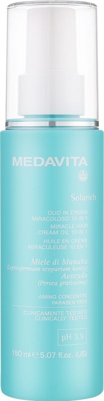 Medavita Solarich Miracle Hair Cream Oil 10 In 1Крем для волосся 10 в 1 із дзеркальним ефектом 150 мл