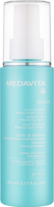 Medavita Solarich Miracle Hair Cream Oil 10 In 1Крем для волосся 10 в 1 із дзеркальним ефектом 150 мл