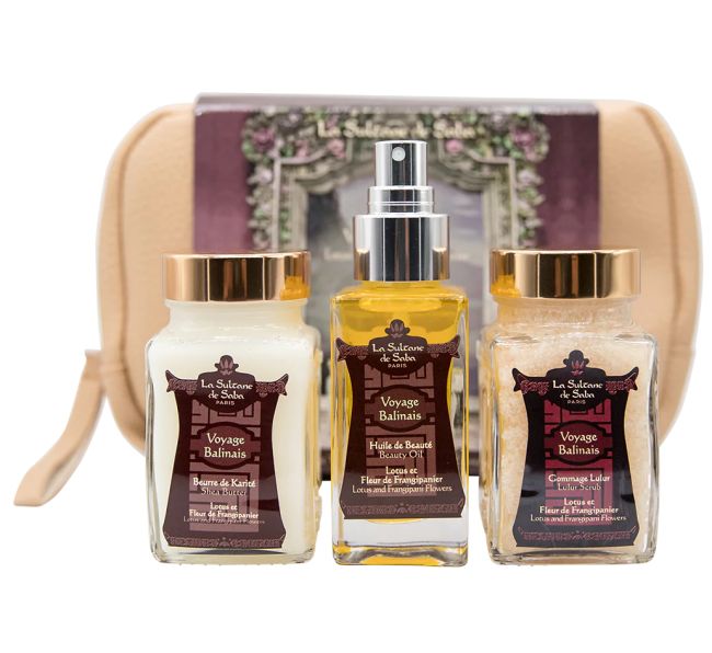 La Sultane De Saba Набір для тіла "Лотос та Франжипані" Coffret Trousse Corps Lotus & Fleur de Frangipanier