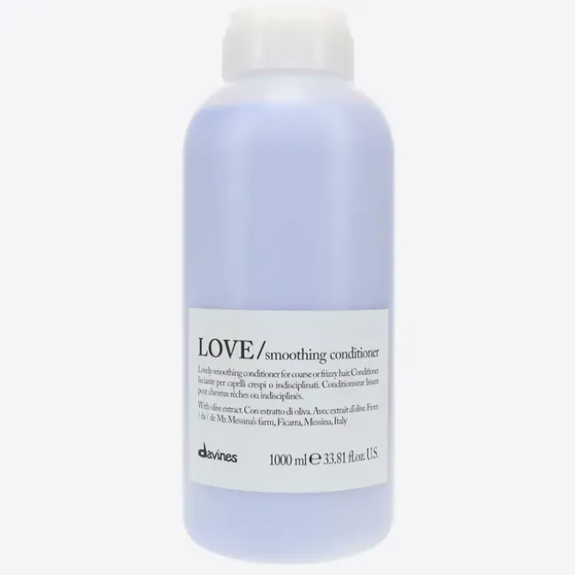 LOVE smoothing Conditioner Кондиціонер для розгладження неслухняного та хвилястого волосся Essential Haircare Davines, 1000 мл 