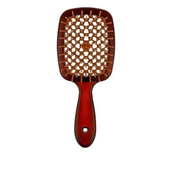 Міні-щітка для волосся Janeke Superbrush (коричнева)