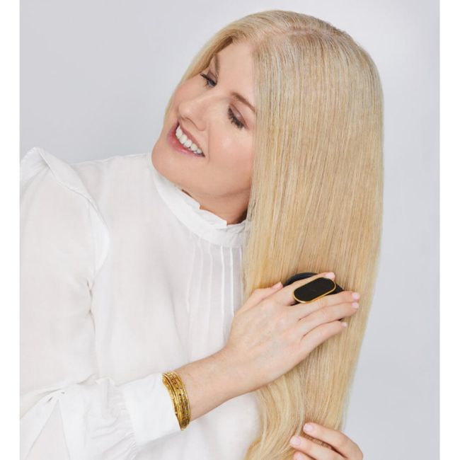 Manta Brush Black/Gold Щітка для волосся чорна