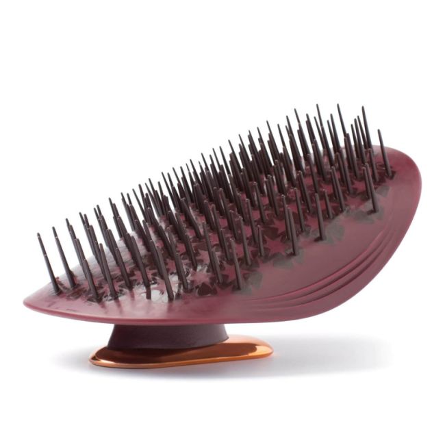 Manta Brush Burgundy/Rose Gold Щітка для волосся бургундія