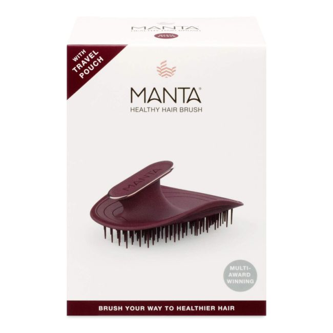 Manta Brush Burgundy/Rose Gold Щітка для волосся бургундія