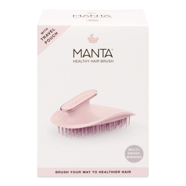 Manta Brush Pink/Rose Gold Щітка для волосся рожева