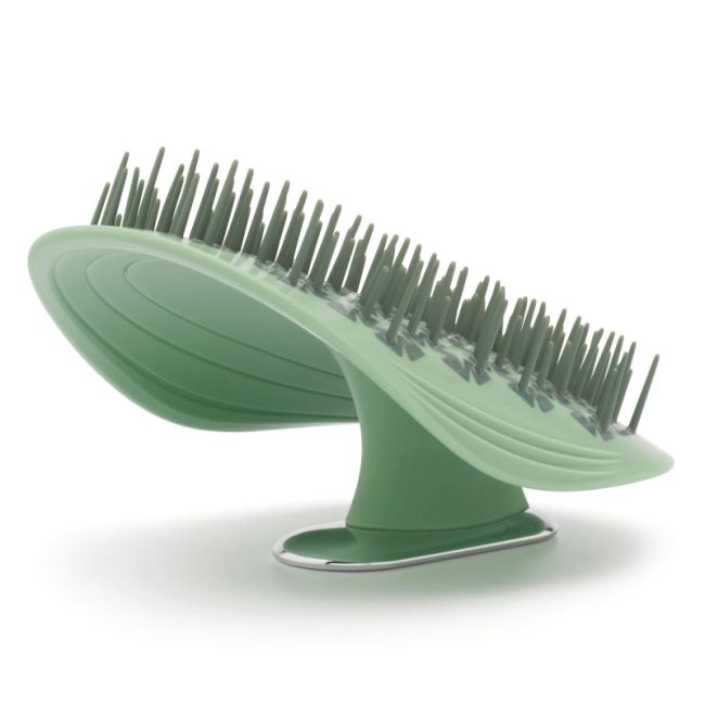 Manta Brush Sage Green Щітка для волосся зелена шавлія