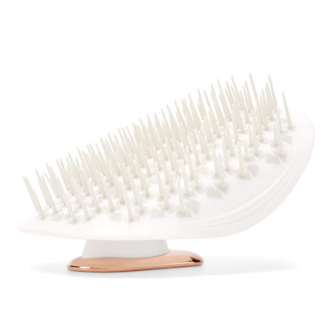 Manta Brush White/Rose Gold Щітка для волосся біла