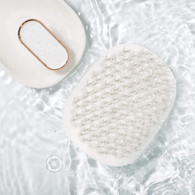 Manta Brush White/Rose Gold Щітка для волосся біла