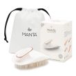 Manta Brush White/Rose Gold Щітка для волосся біла