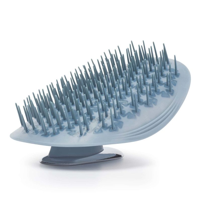 Manta Mirror Brush Blue Щітка для волосся з дзеркалом блакитна